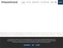 Tablet Screenshot of filmpoolnord.se
